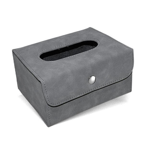 Stylish Hanging Car Tissue Box for Armrest or Console