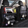 Back Seat Leather Car Storage Bag Waterproof Car Organizer