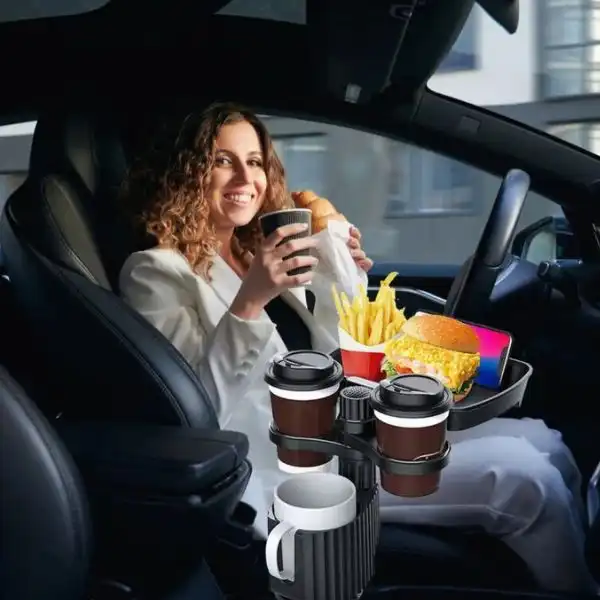 4-in-1 Car Cup Holder / Food Tray