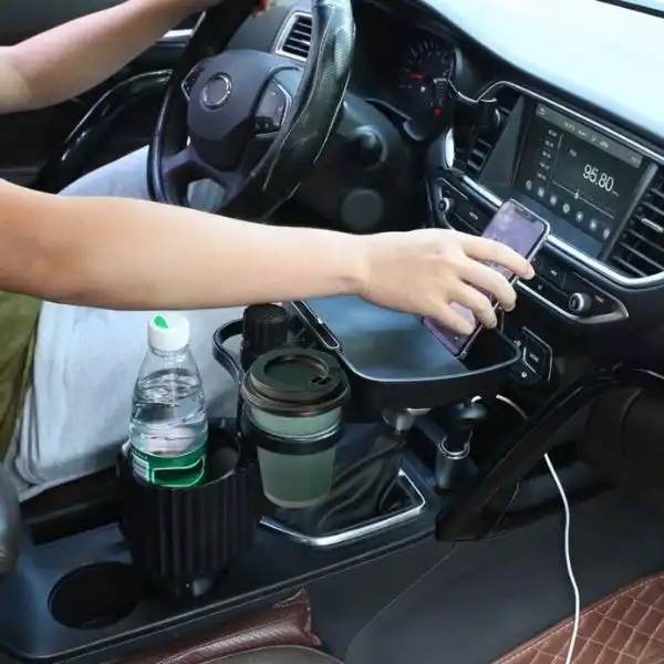4-in-1 Car Cup Holder / Food Tray