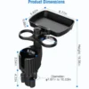 4-in-1 Car Cup Holder / Food Tray