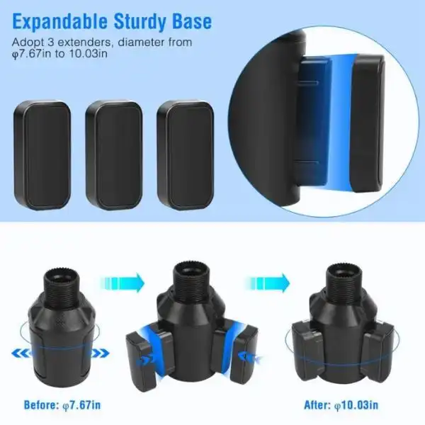 4-in-1 Car Cup Holder / Food Tray