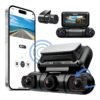 Hainatech 360 Degree View 4 Channel Dash Cam, Free 128G Card