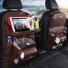 Back Seat Leather Car Storage Bag Waterproof Car Organizer