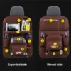 Back Seat Leather Car Storage Bag Waterproof Car Organizer
