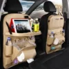 Back Seat Leather Car Storage Bag Waterproof Car Organizer