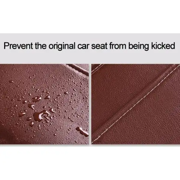 Back Seat Leather Car Storage Bag Waterproof Car Organizer