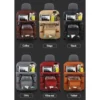 Back Seat Leather Car Storage Bag Waterproof Car Organizer