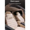Bubble Velvet Car Seat Cushion