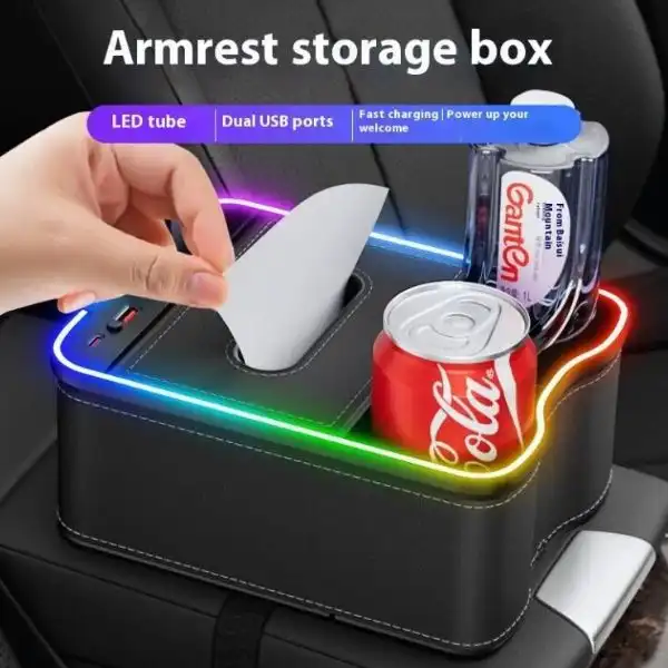 Car Armrest Multifunctional Storage Box
