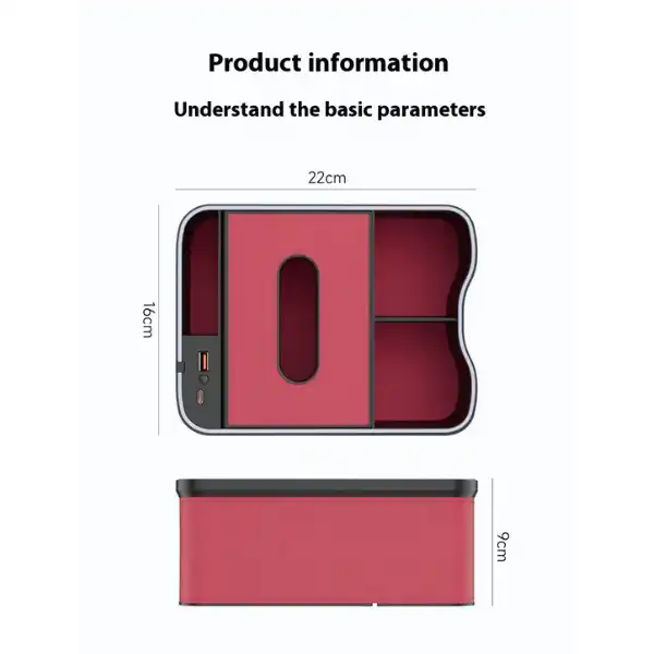 Car Armrest Multifunctional Storage Box
