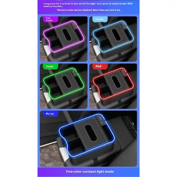 Car Armrest Multifunctional Storage Box