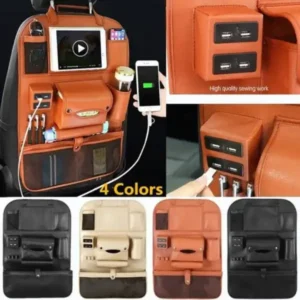 Car Backrest Multifunctional Storage Bag