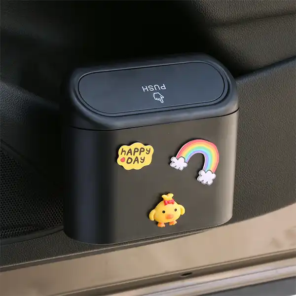 Car Door Hanging Storage Trash Bin