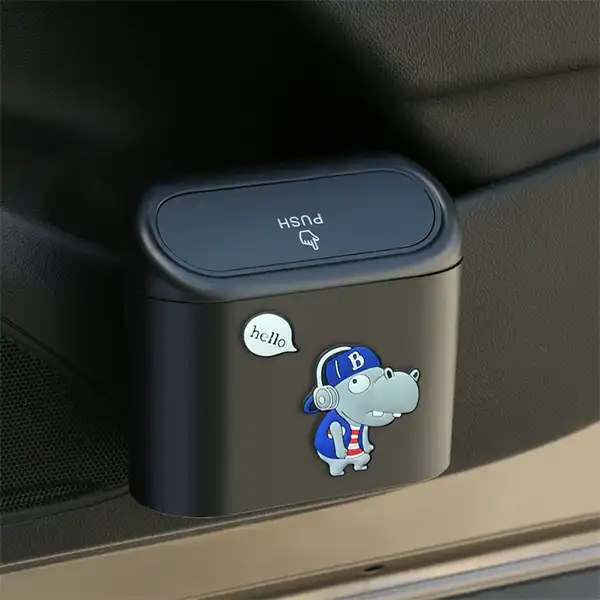 Car Door Hanging Storage Trash Bin