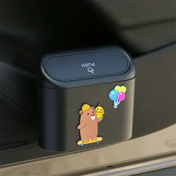 Car Door Hanging Storage Trash Bin