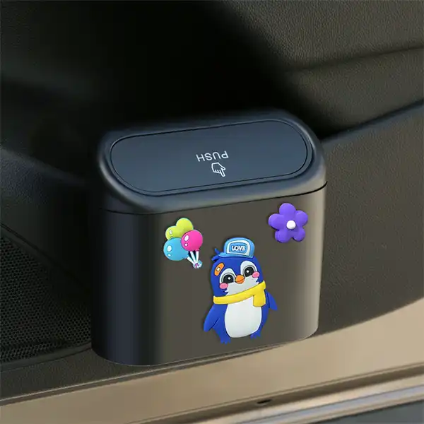 Car Door Hanging Storage Trash Bin