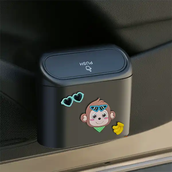 Car Door Hanging Storage Trash Bin