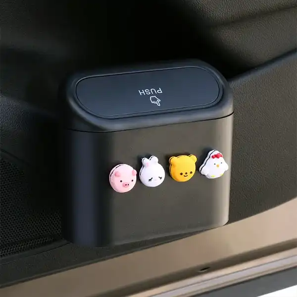 Car Door Hanging Storage Trash Bin