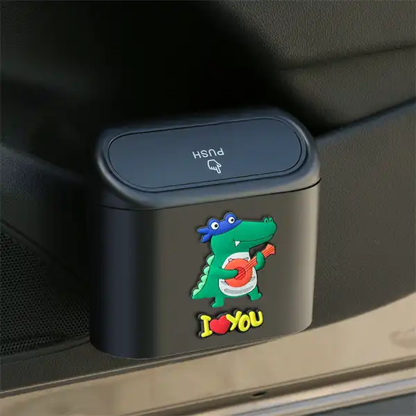 Car Door Hanging Storage Trash Bin