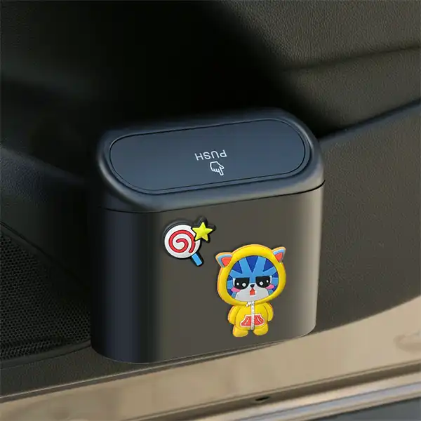 Car Door Hanging Storage Trash Bin