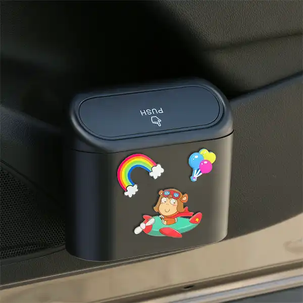 Car Door Hanging Storage Trash Bin