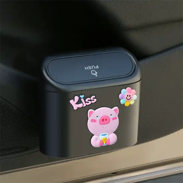 Car Door Hanging Storage Trash Bin