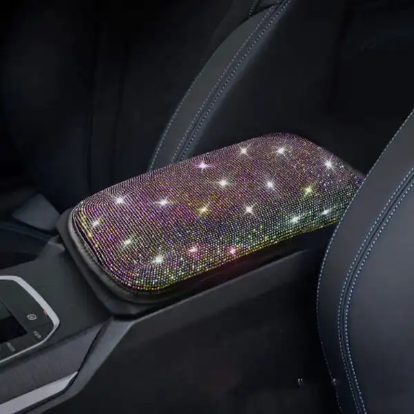 Crystal Car Armrest Pad