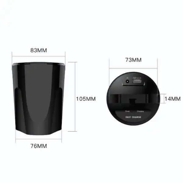 Car Multifunctional Two-In-One Wireless Charger