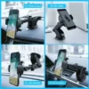Car Phone Holder Long Rod 360 Rotation