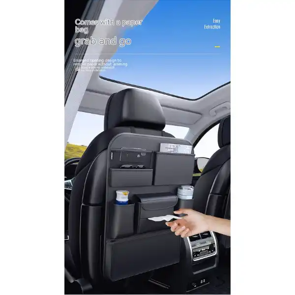 Car Premium Seat Back Storage Hanging Bag
