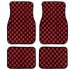 Checkerboard Car Foot Dustproof Universal Mat