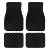 Checkerboard Car Foot Dustproof Universal Mat