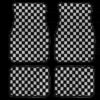 Checkerboard Car Foot Dustproof Universal Mat
