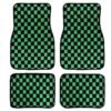 Checkerboard Car Foot Dustproof Universal Mat