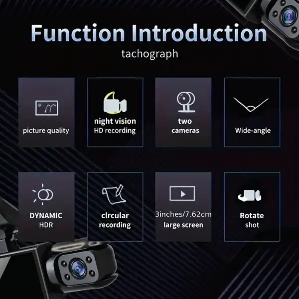 Dash Cam M8 With 32G Memory Card