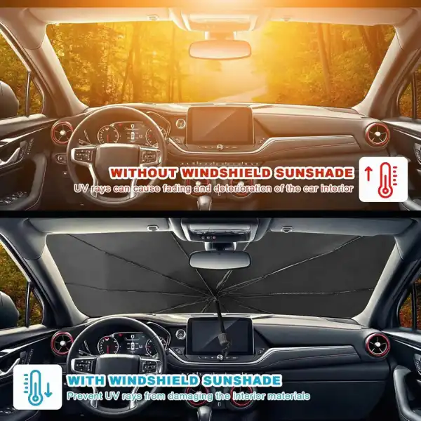 Foldable Car Windshield Umbrella