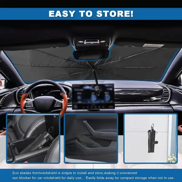 Foldable Car Windshield Umbrella