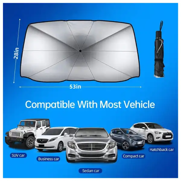 Foldable Car Windshield Umbrella