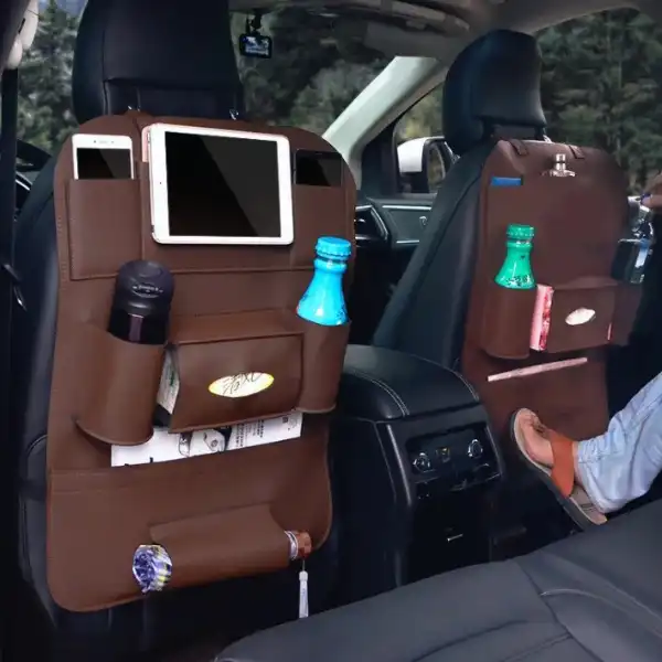HQ Leather Car Seat Organizer