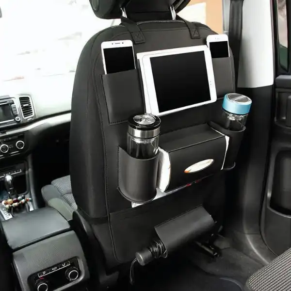 HQ Leather Car Seat Organizer