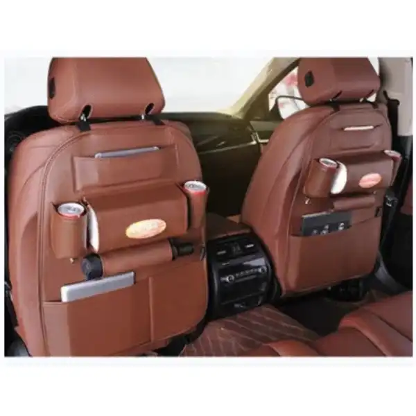 HQ Leather Car Seat Organizer