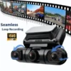 Hainatech 360 Degree View 4 Channel Dash Cam, Free 128G Card