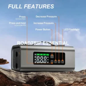 Jump Starter with Air Compressor and Air Pump