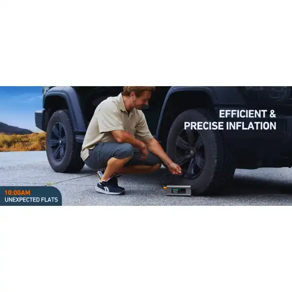 Jump Starter with Air Compressor and Air Pump