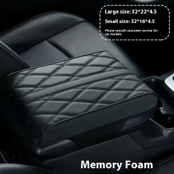 Leather Armrest Box Mat Sponge