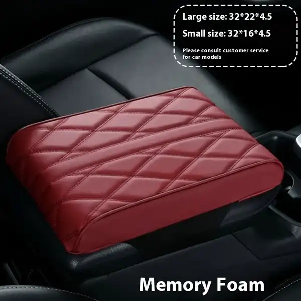 Leather Armrest Box Mat Sponge