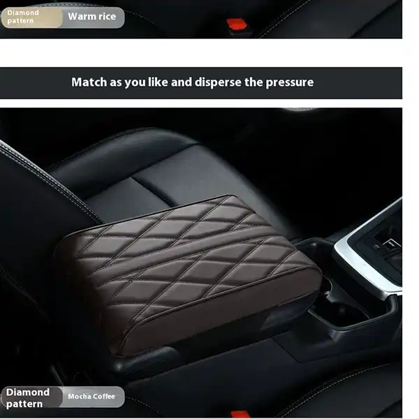 Leather Armrest Box Mat Sponge
