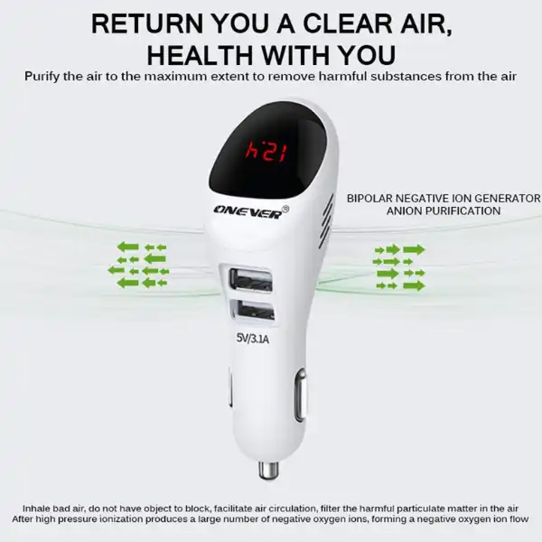 Multifunctional Car Air Purifier