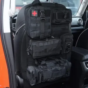 Nylon Tactical Car Seat Organiser Bag